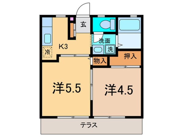 ＨＯＭＥＳ　ＧＡＲＤＥＮＩＡの物件間取画像